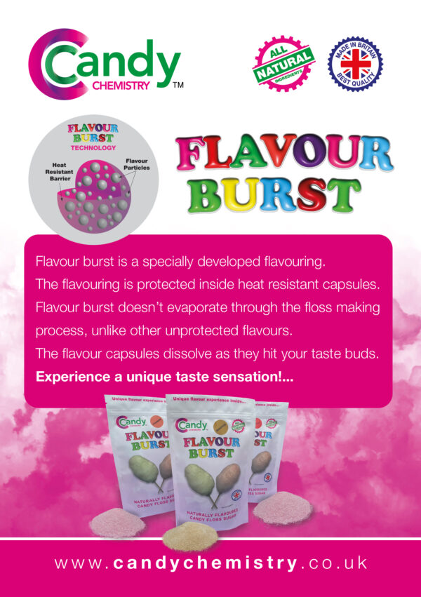 'CHOOSE ANY 6 FLAVOURS' - Natural Gourmet Candy Floss - Image 2