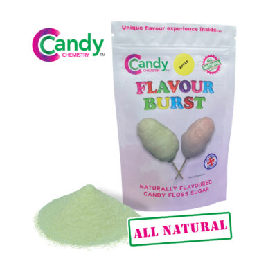 Apple Flavour Burst Candy Floss Sugar
