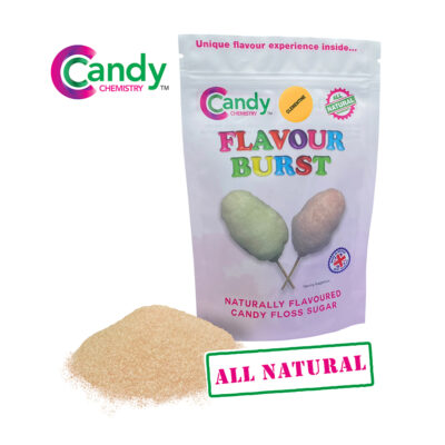Clementine Flavour Burst Candy Floss Sugar