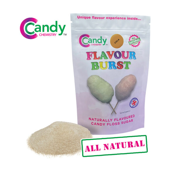 Cola Flavour Burst Candy Floss Sugar