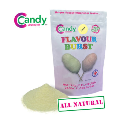 Lemon Flavour Burst Candy Floss Sugar