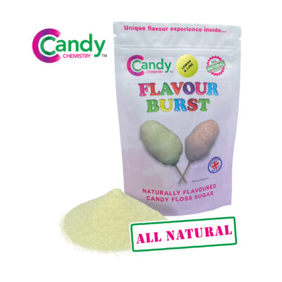 Lemon & Lime Flavour Burst Candy Floss Sugar
