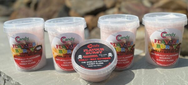 Chilli Flavour Burst Natural Gourmet Candy Floss - Selection Pack