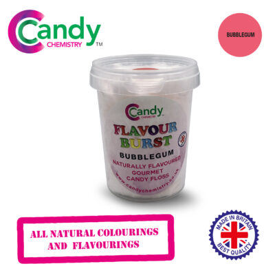 Bubblegum Flavour Burst Natural Gourmet Candy Floss