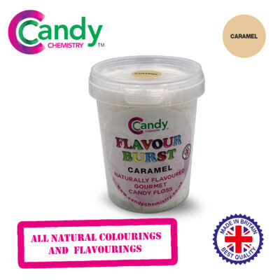 Caramel Flavour Burst Natural Gourmet Candy Floss