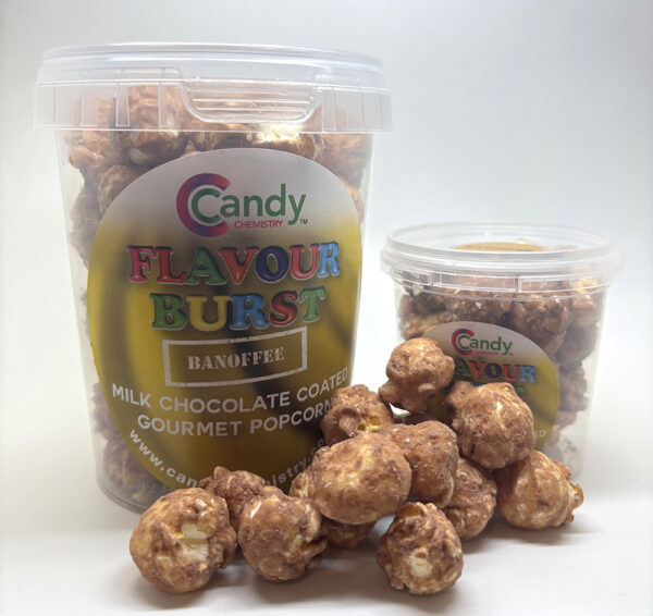 Banoffee Milk Chocolate Coated Gourmet Popcorn 20g & 75g