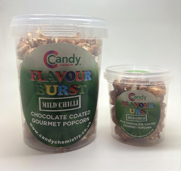 Chilli (MILD) Chocolate Coated Gourmet Popcorn 20g & 75g - Image 2