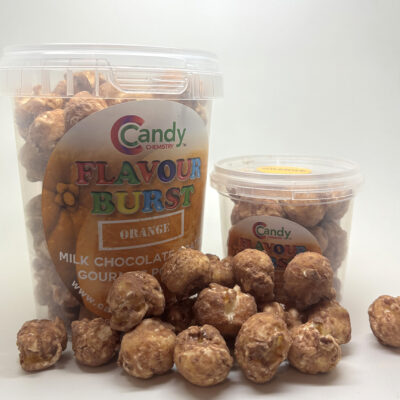Orange Milk Chocolate Coated Gourmet Popcorn 20g & 75g