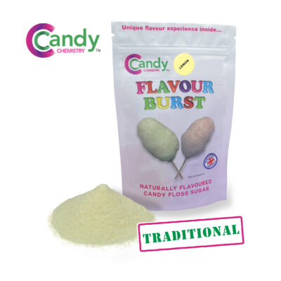 Lemon Flavour Burst Traditional Candy Floss Sugar