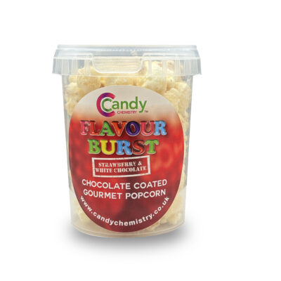 Strawberry & White Chocolate Coated Gourmet Popcorn 20g & 75g